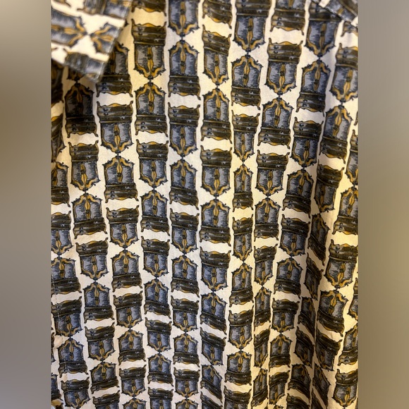 Dolce & Gabbana Gold Men’s Long Sleeve Button Down Size 42/16.5/L - Picture 3 of 10